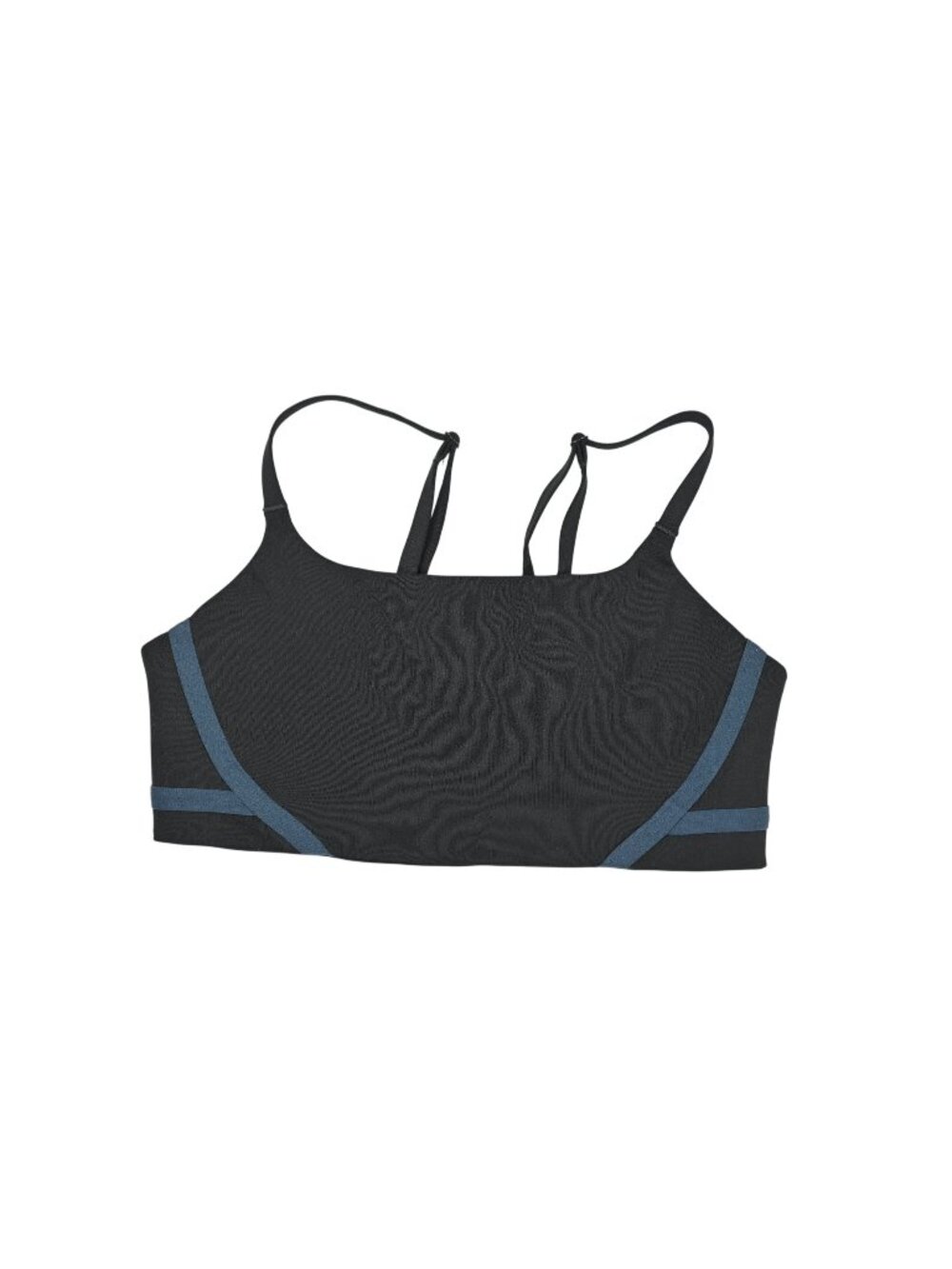 Nike Convertible Light Support Sports Bra in Black Armory Navy